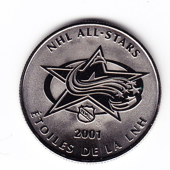 2001 Terry Sawchuk NHL All Stars Medal (b70) - Picture 2 of 2